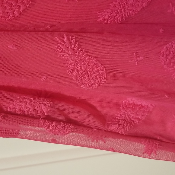 Pink Torrid High neck Mesh Lined Tank Top - Picture 2 of 4